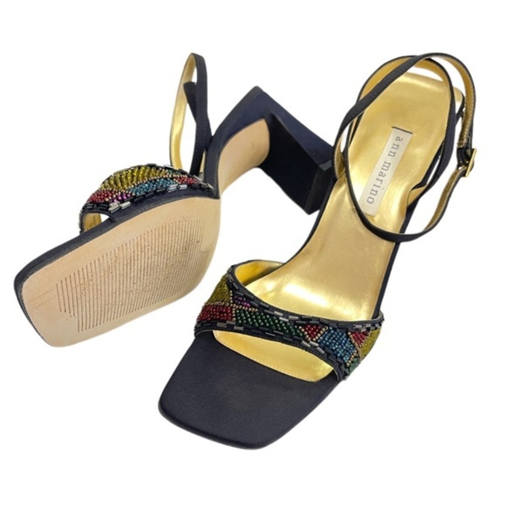 Vintage Ann Marino dress shoes strap heels sandals women’s size 8M